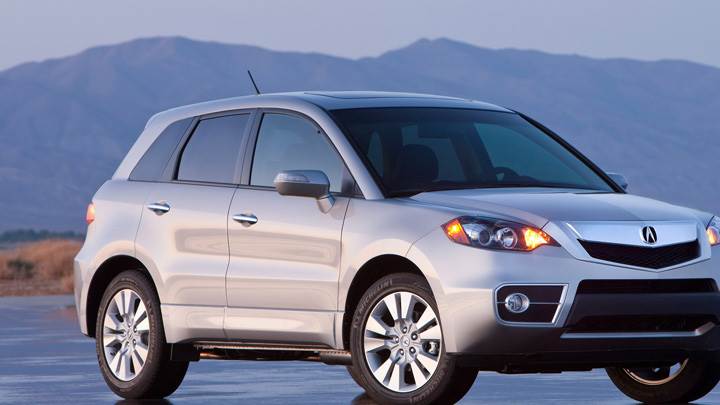 2010 Acura RDX Near Mountain Front Pose In Silver